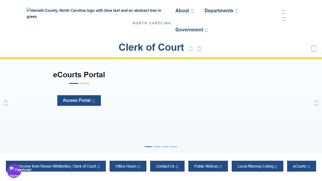 Clerk of Court: Welcome